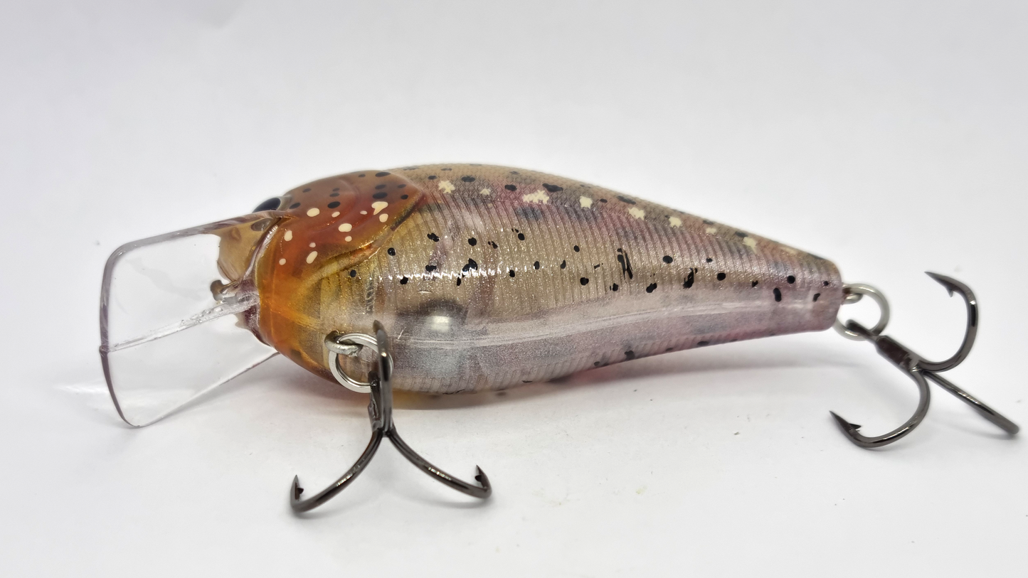 Square Bill 70mm Crankbait - Rainbow Trout