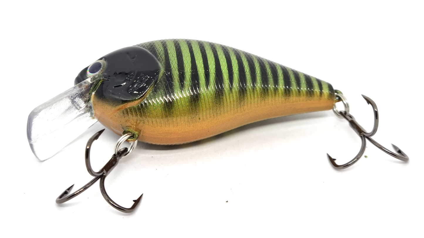 Square Bill 70mm Crankbait - Green Tiger