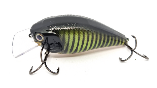 Square Bill 70mm Crankbait - Green Tiger