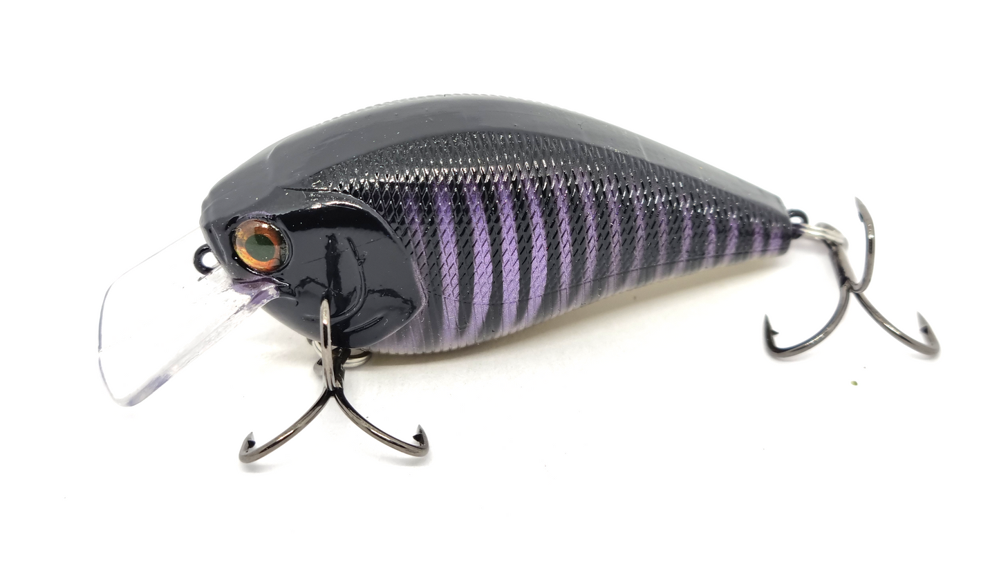 Square Bill 70mm Crankbait - Purple Tiger
