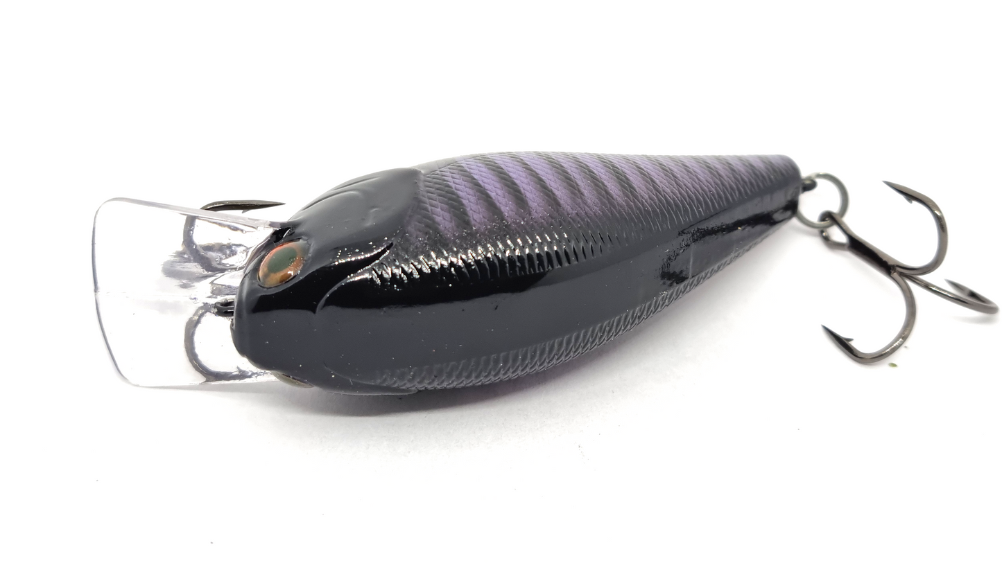 Square Bill 70mm Crankbait - Purple Tiger