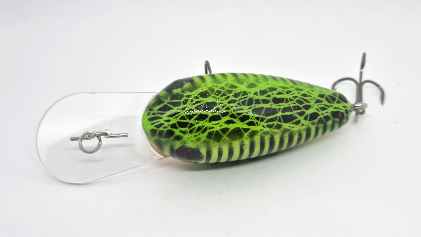 Arbour 65mm diver - Chartreuse Stripe