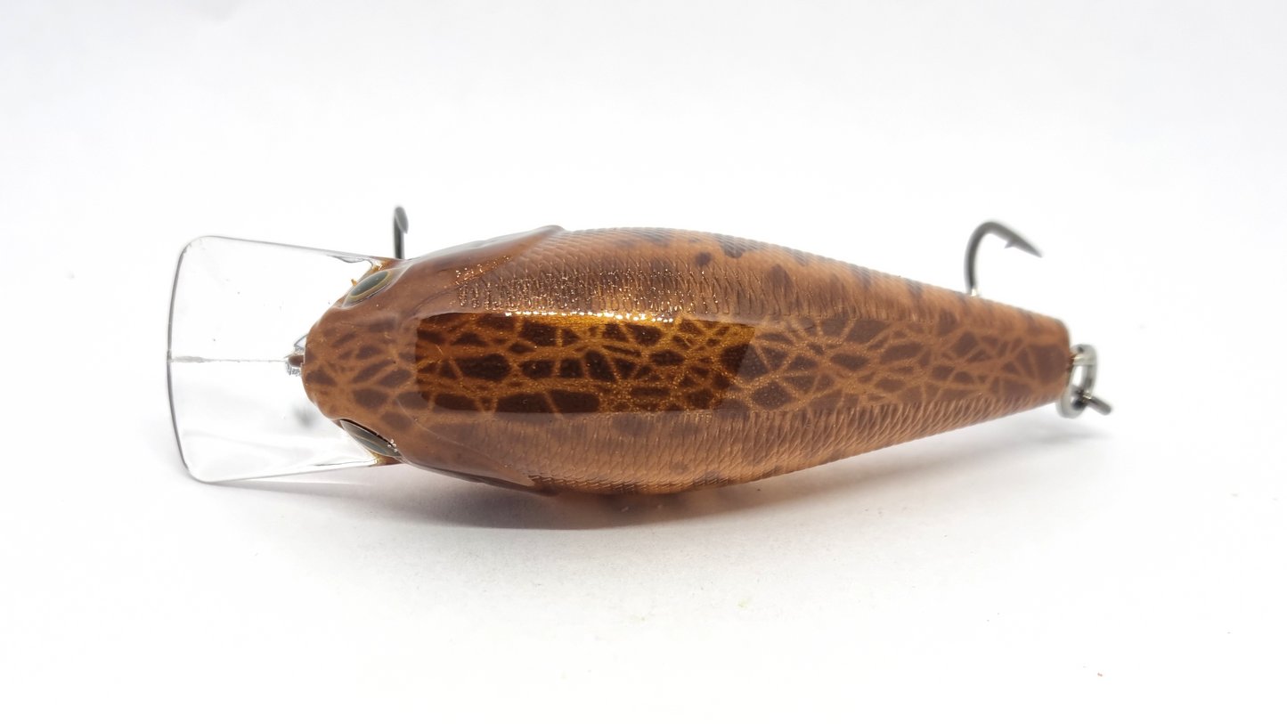 Square Bill 70mm Crankbait - Bronzed