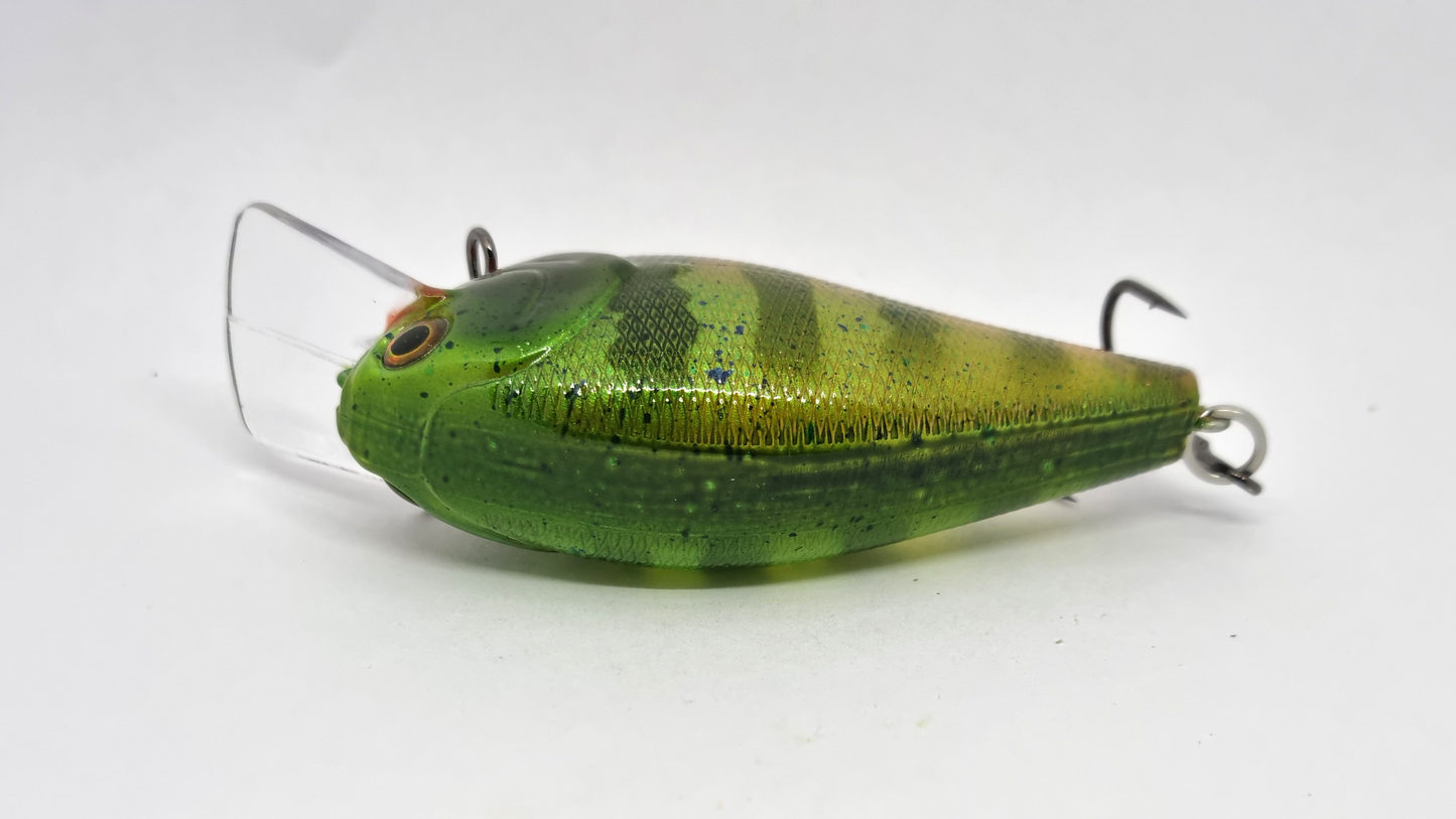 Square Bill 70mm Crankbait - Green Gill