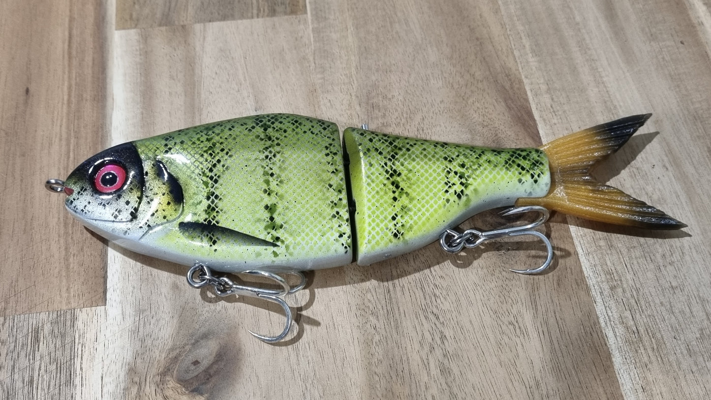 240mm Bony Bream Glide Bait - Pearl Lime Green