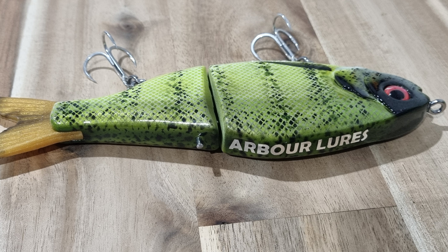 240mm Bony Bream Glide Bait - Pearl Lime Green