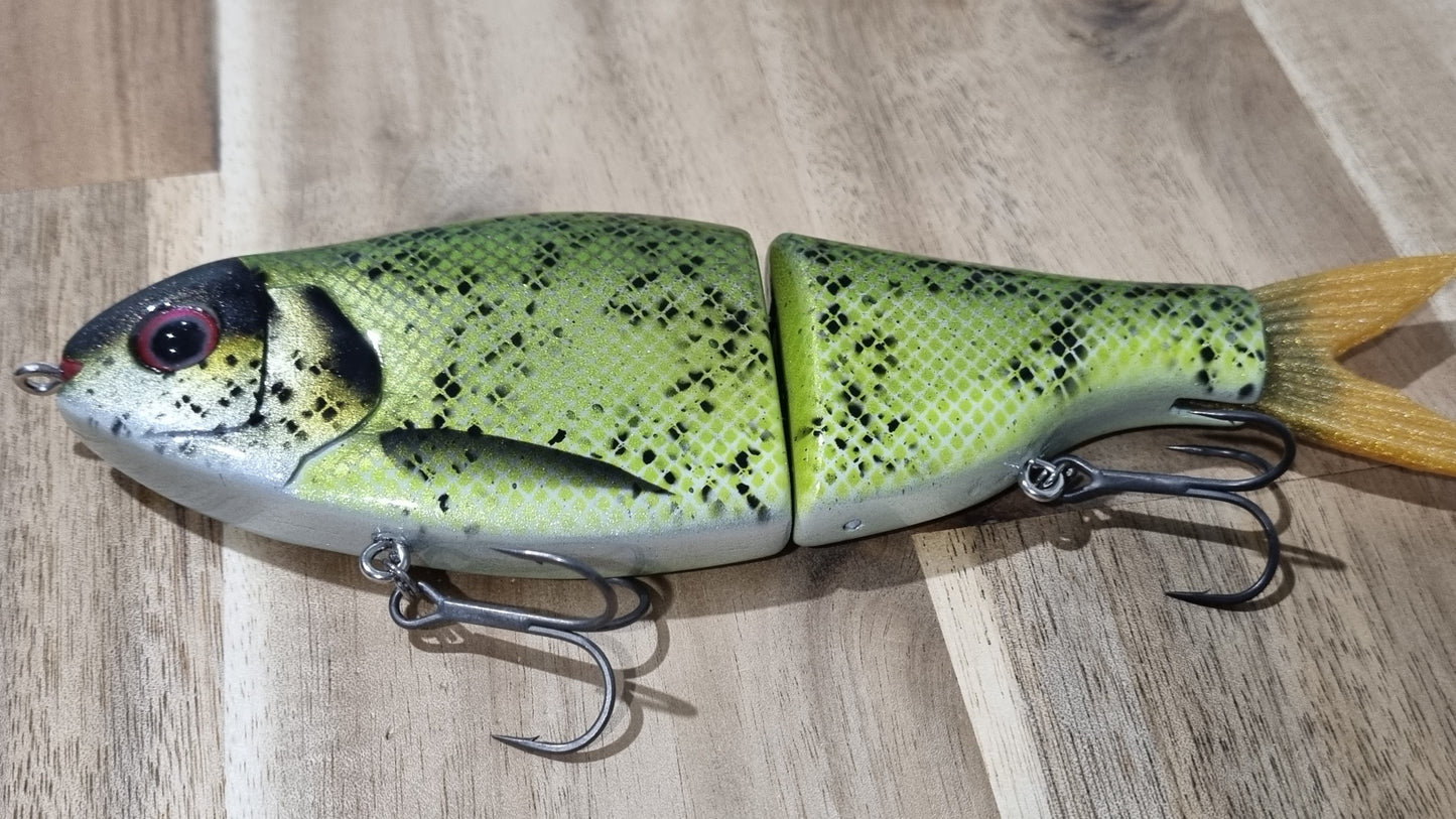 200mm Bony Bream Glide Bait - Pearl Lime Green