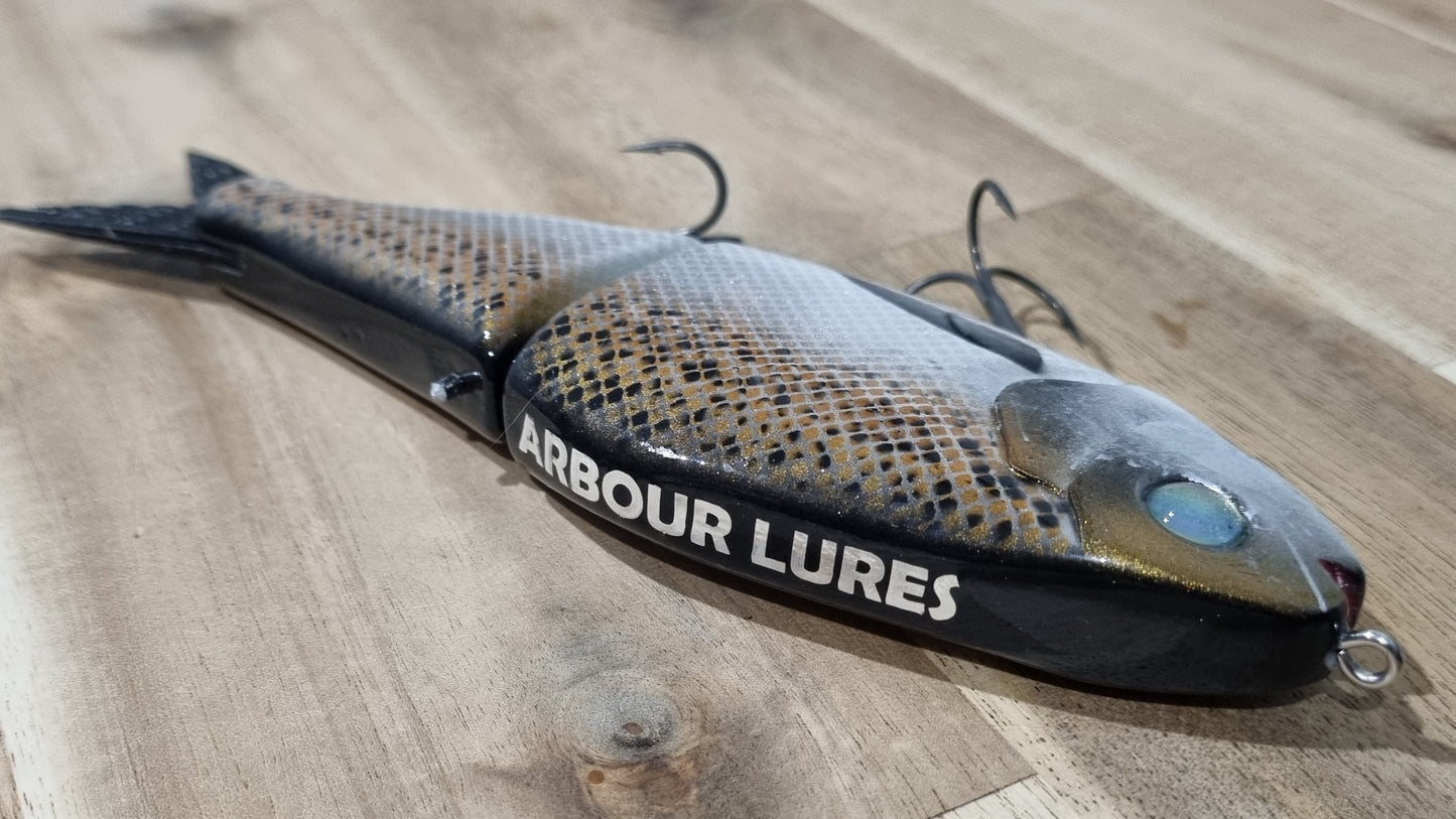 200mm Bony Bream Glide Bait - Gold Black Back