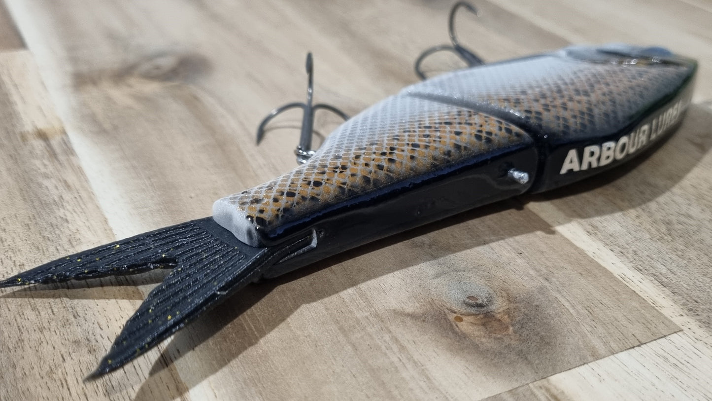 200mm Bony Bream Glide Bait - Gold Black Back