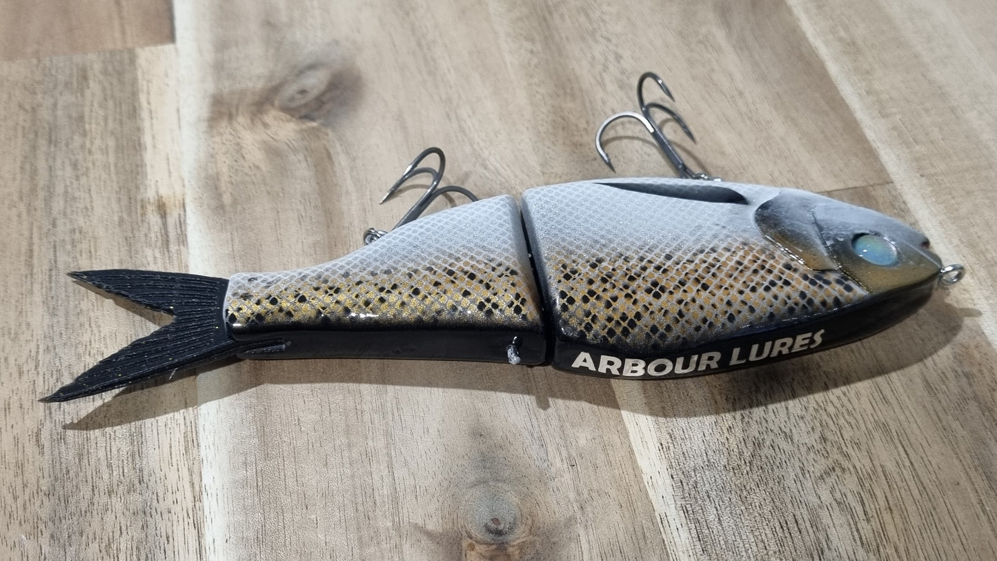 200mm Bony Bream Glide Bait - Gold Black Back