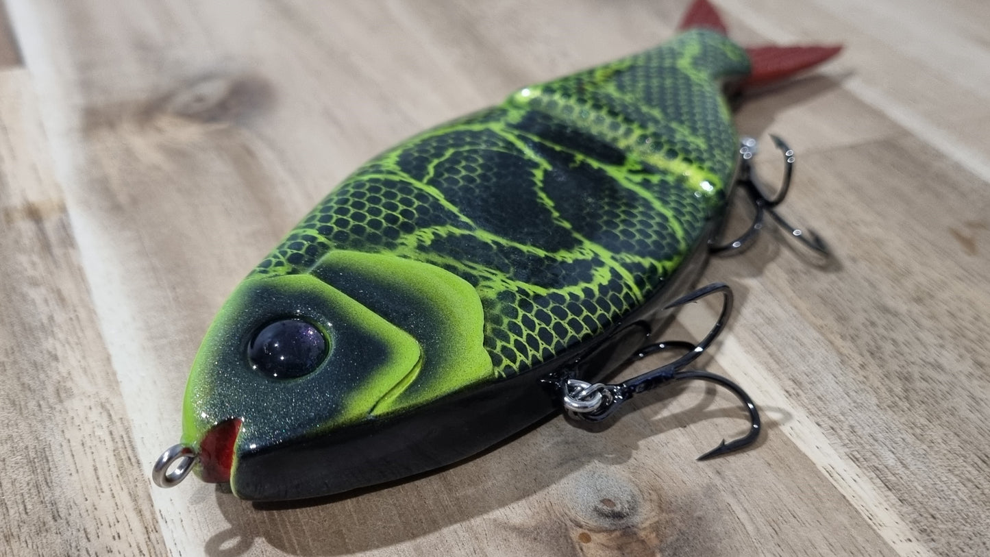 200mm Bony Bream Glide Bait - Green Back Black