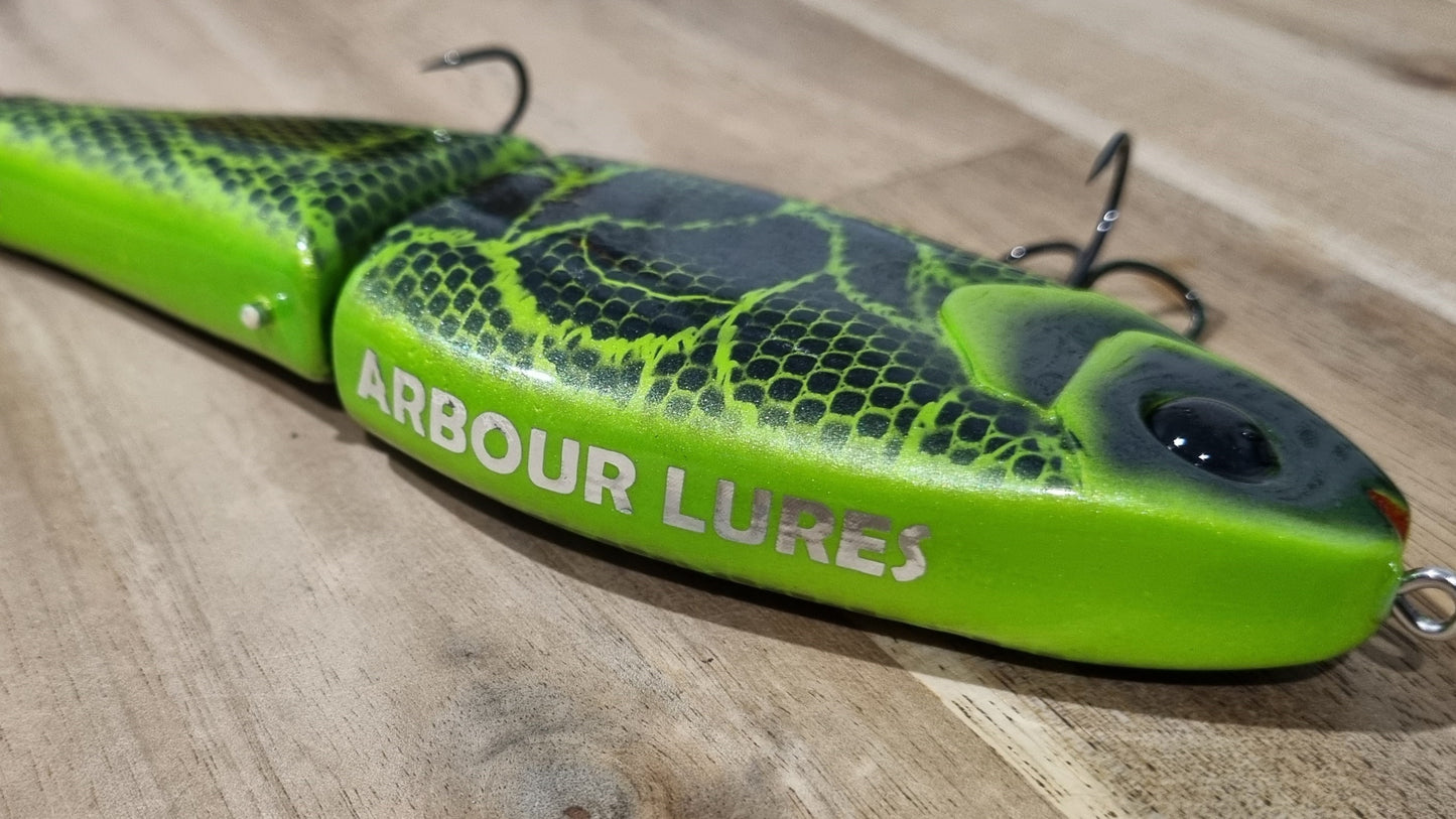 200mm Bony Bream Glide Bait - Green Back Black