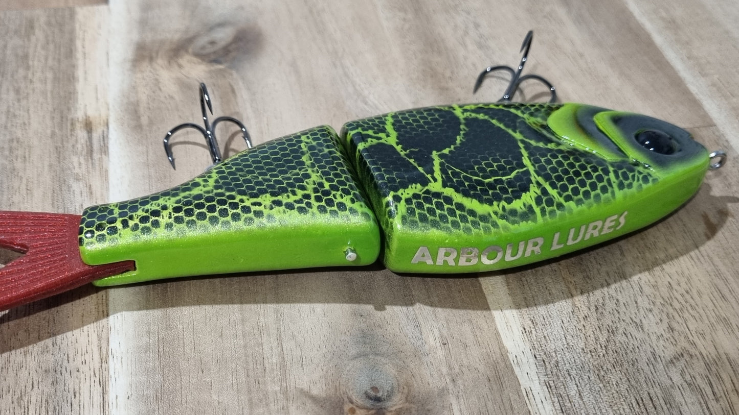 200mm Bony Bream Glide Bait - Green Back Black