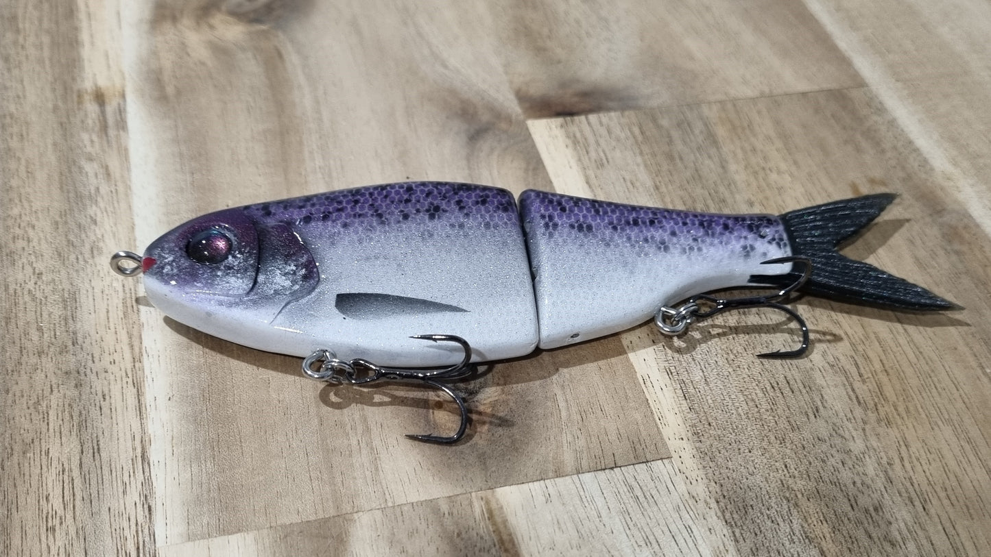 160mm Bony Bream Glide Bait - Purple Black Back