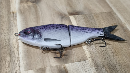 160mm Bony Bream Glide Bait - Purple Black Back