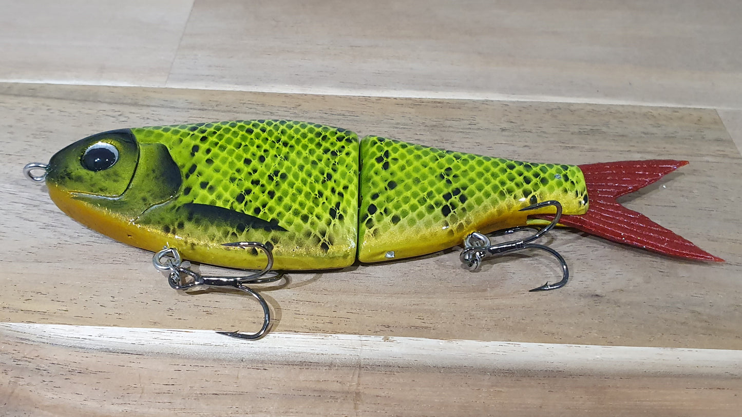 160mm Bony Bream Glide Bait - Pearl Lime Green