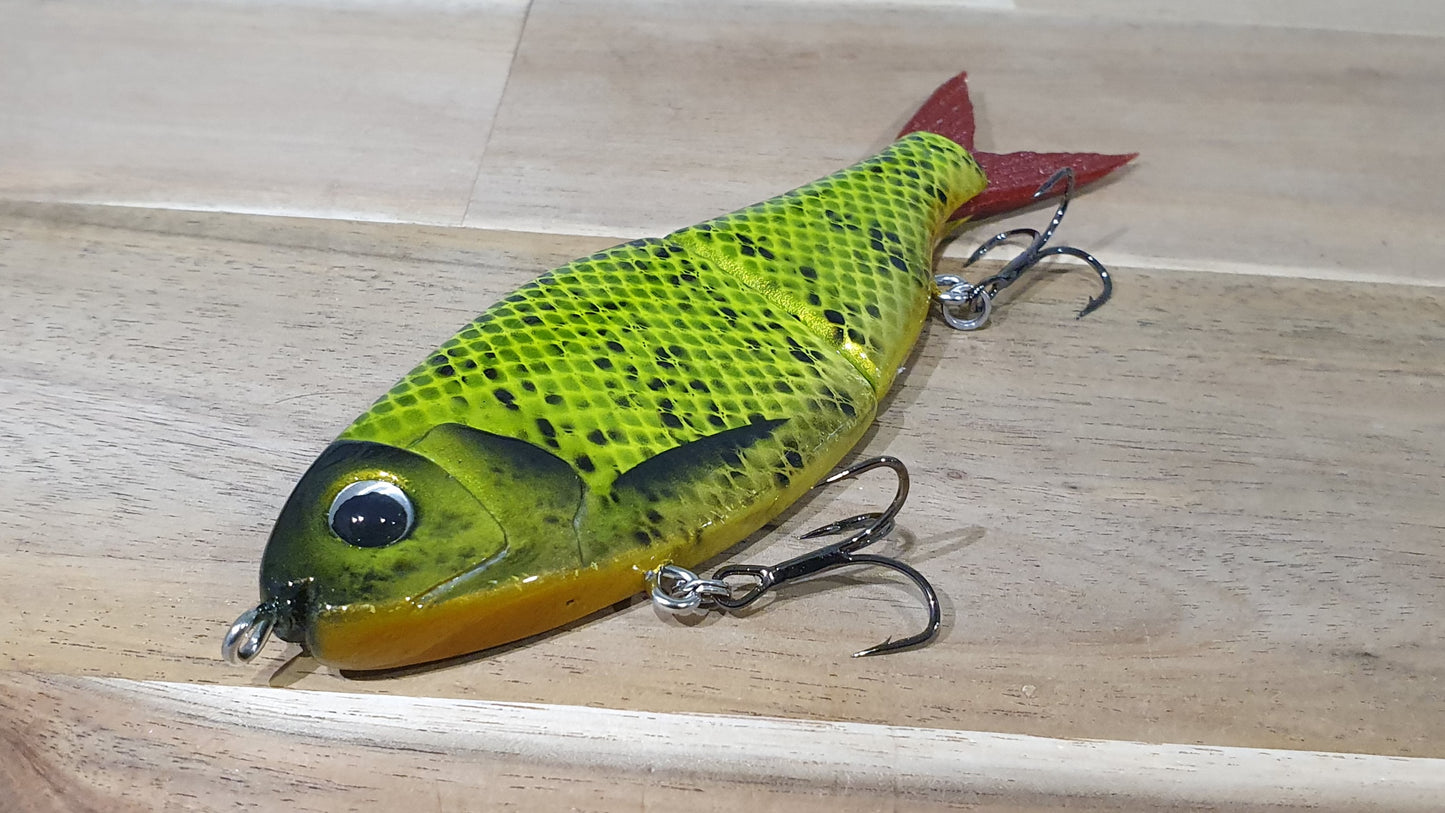 160mm Bony Bream Glide Bait - Pearl Lime Green