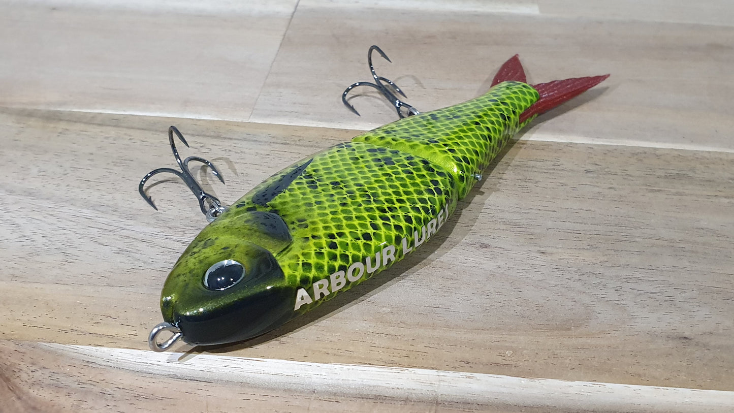160mm Bony Bream Glide Bait - Pearl Lime Green