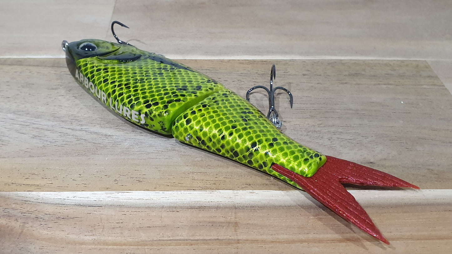 160mm Bony Bream Glide Bait - Pearl Lime Green