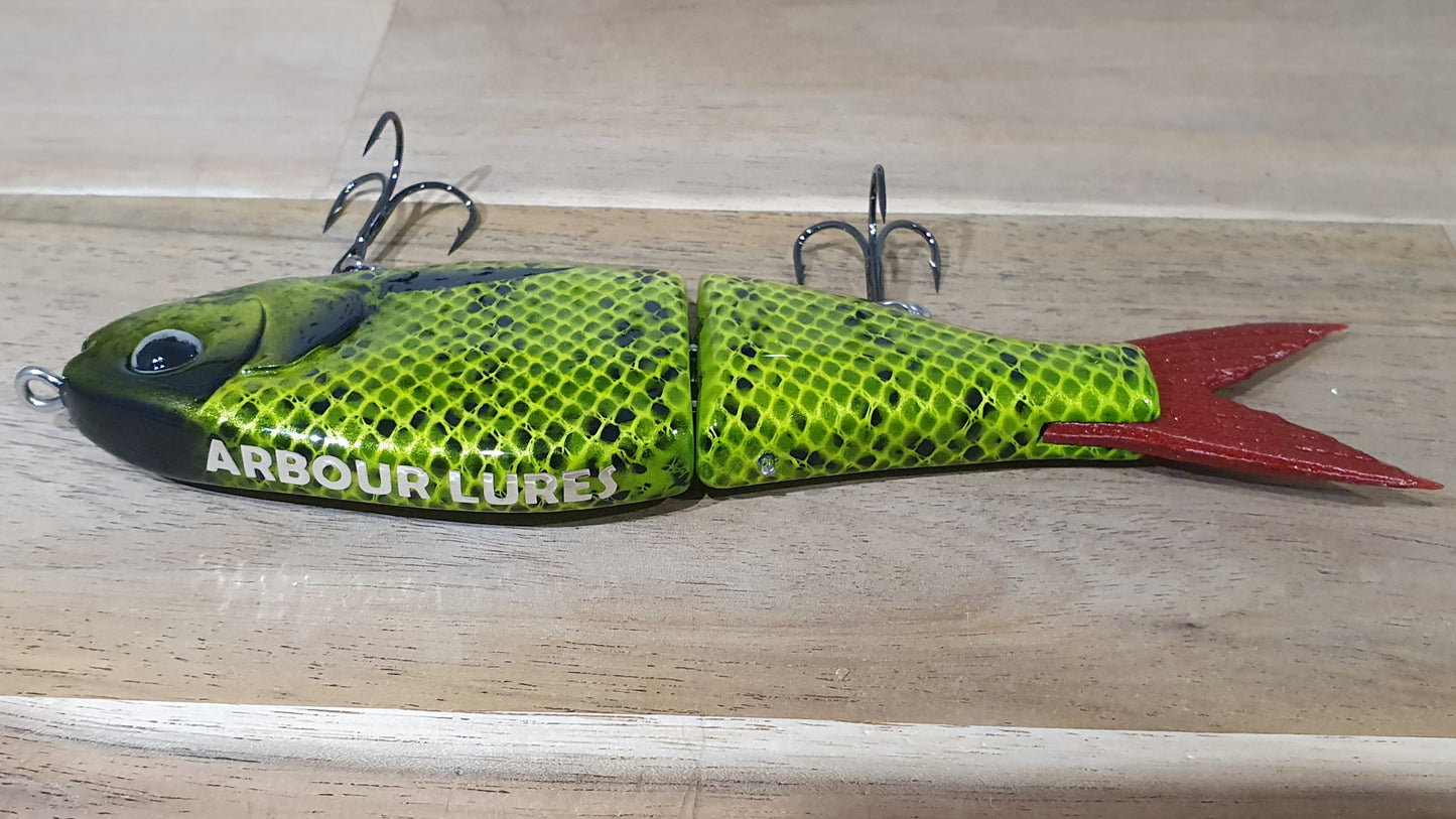 160mm Bony Bream Glide Bait - Pearl Lime Green